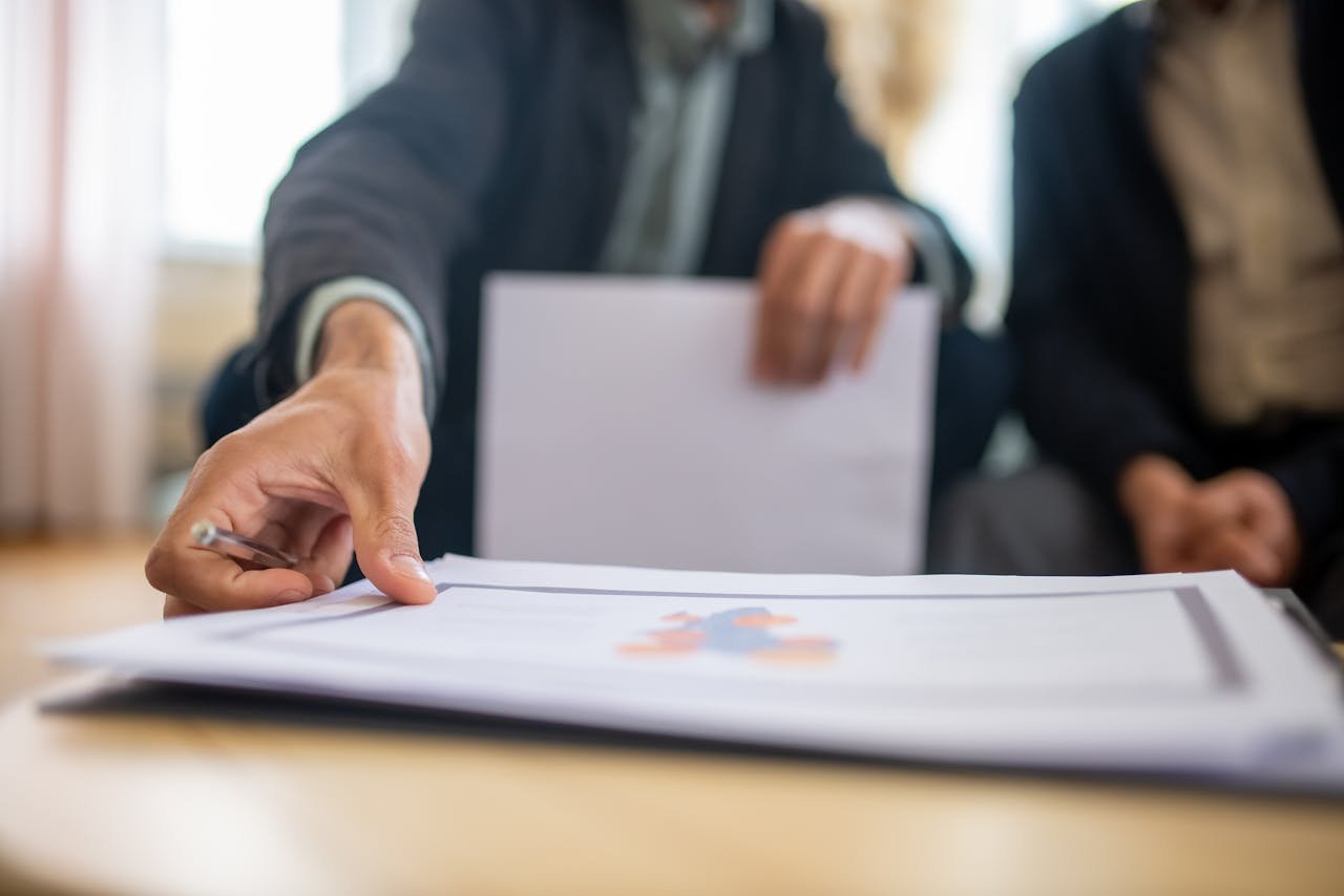 Broker Reaching for Documents